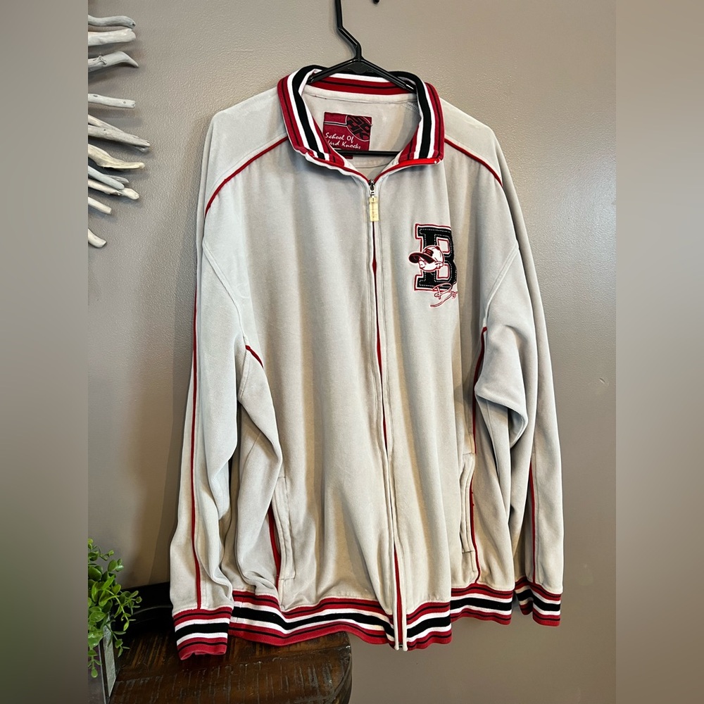 Vintage School of Hard Knocks varsity-style‎ Track Suit Jacket